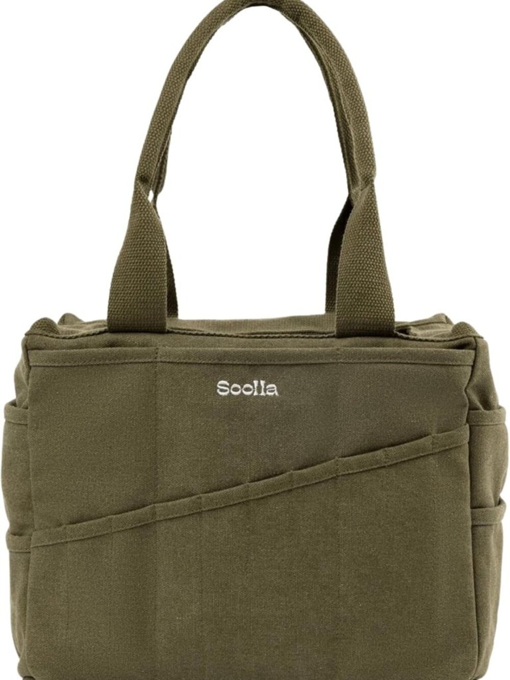 Versatile Art Supply Organizer Tote Bag - Washable, 30 Pockets, Yarn & Crochet